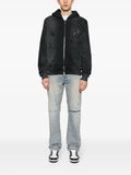 AMIRI Core ripped zip-up hoodie