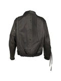UNDER THE SIGN Dustborn Light patchwork waxed-effect bomber jacket
