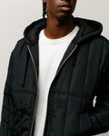 QUILTED NYLON WORK JACKET