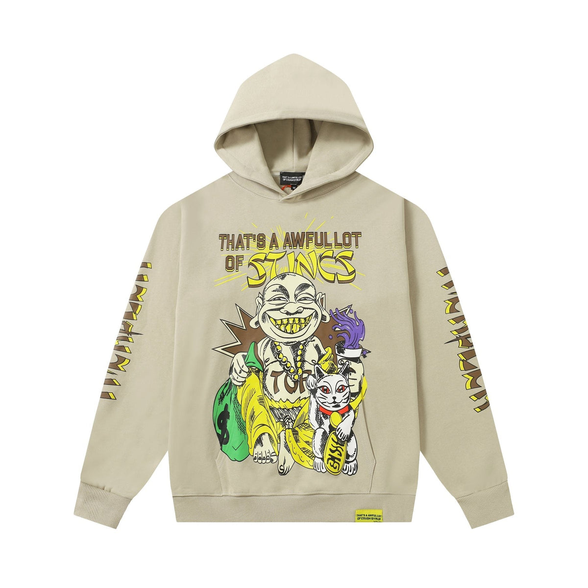 THAT'S A AWFUL LOT OF COUGH SYRUP Stings Character Graphic Hoodie
